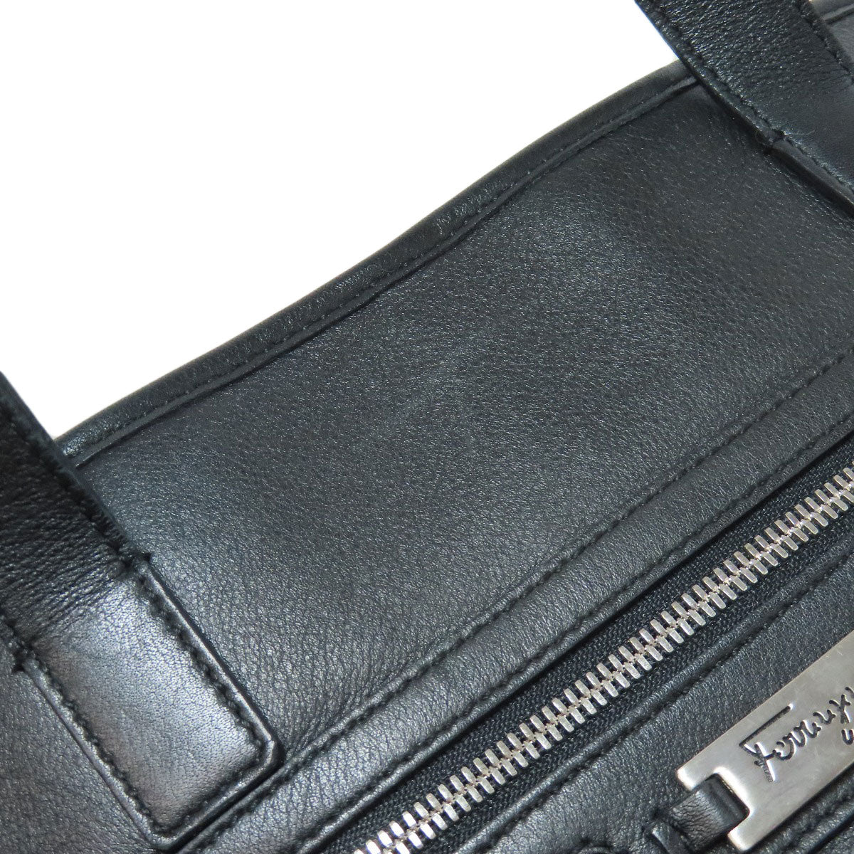 Salvatore Ferragamo logo Tote Bag Calf Ladies [Used]