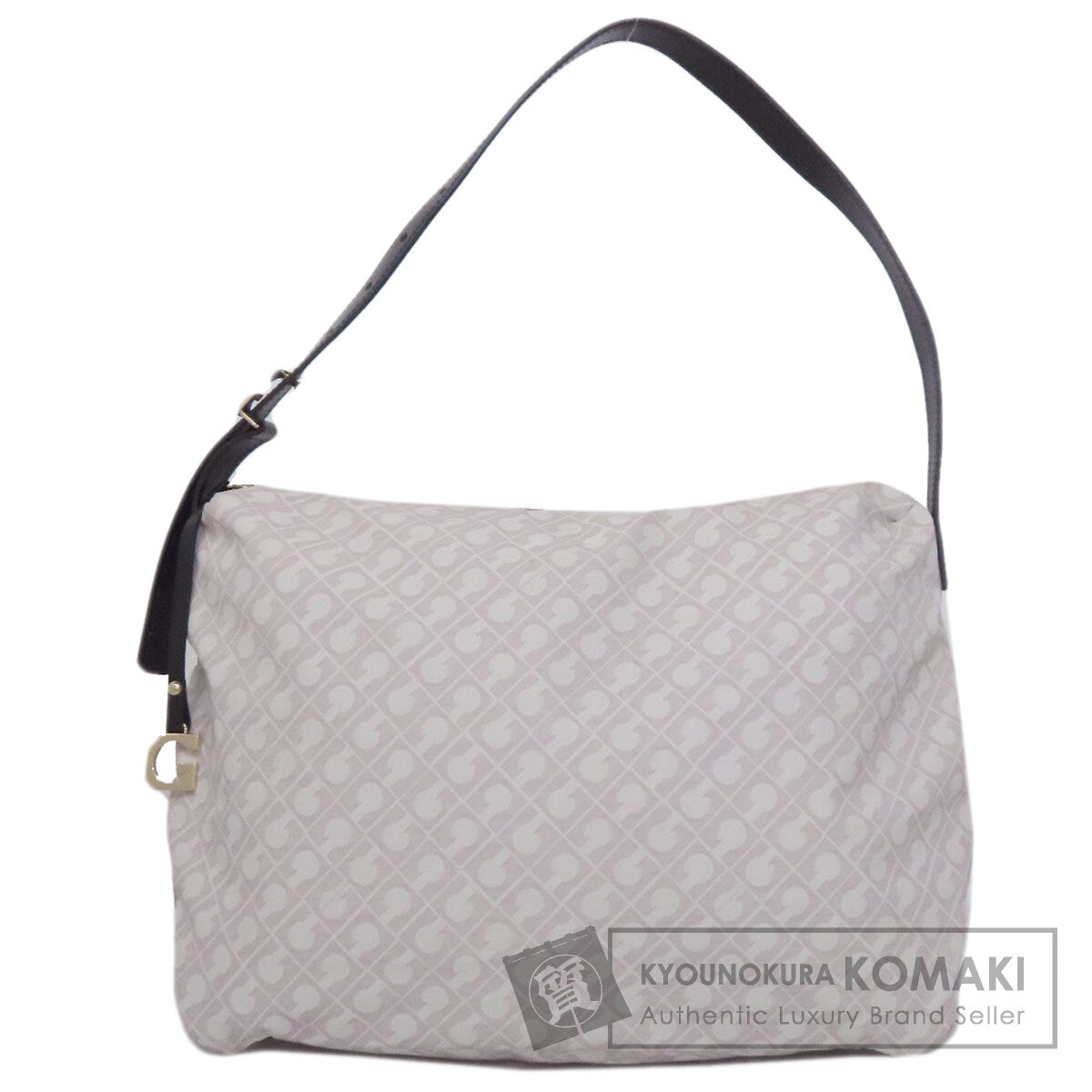GHERARDINI Logo motif softy Shoulder Bag Polyester Polyurethane coatingLadies [Used]