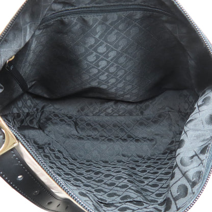 GHERARDINI Logo motif softy Shoulder Bag Polyester Polyurethane coatingLadies [Used]
