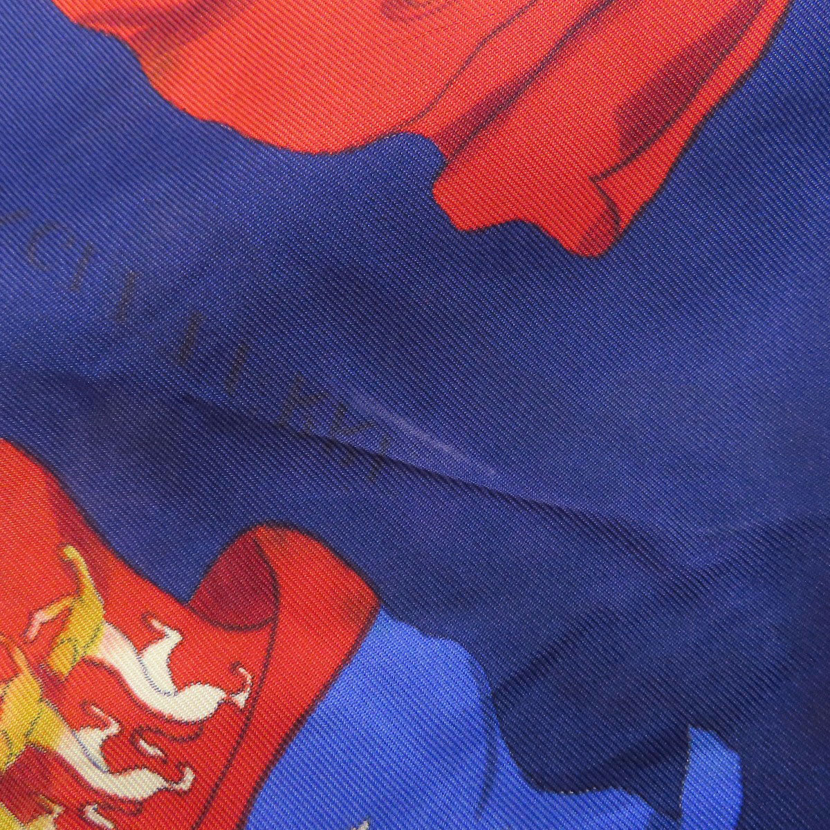 HERMES Carre90 Ship Flag Scarf Silk Ladies [Used]