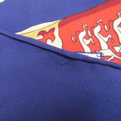 HERMES Carre90 Ship Flag Scarf Silk Ladies [Used]