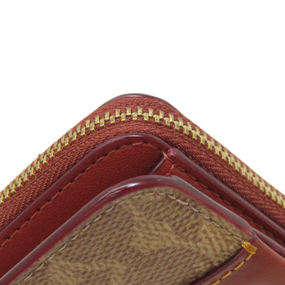 COACH CD716 Billfold Bifold Wallet with Coin Pocket PVC Ladies [Used]