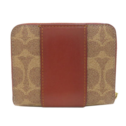 COACH CD716 Billfold Bifold Wallet with Coin Pocket PVC Ladies [Used]