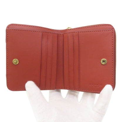 COACH CD716 Billfold Bifold Wallet with Coin Pocket PVC Ladies [Used]