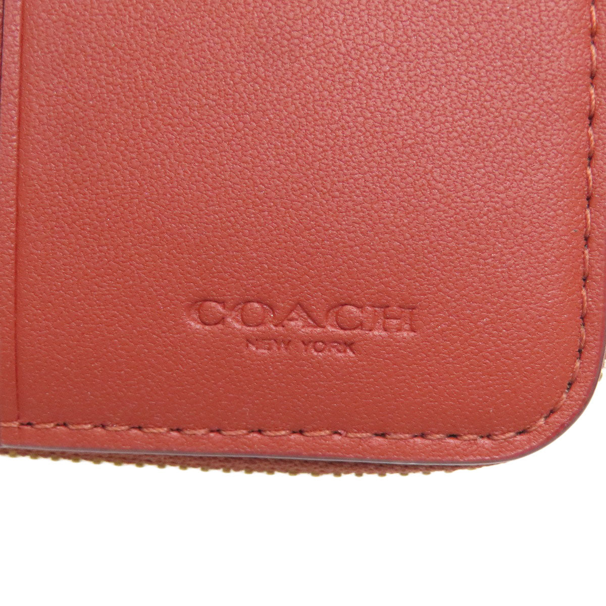 COACH CD716 Billfold Bifold Wallet with Coin Pocket PVC Ladies [Used]