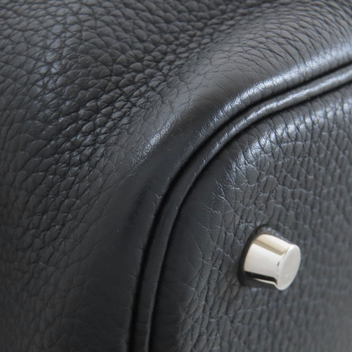 HERMES Picotin Lock MM SilverHardware Handbag Taurillon Clemence Ladies [Used]