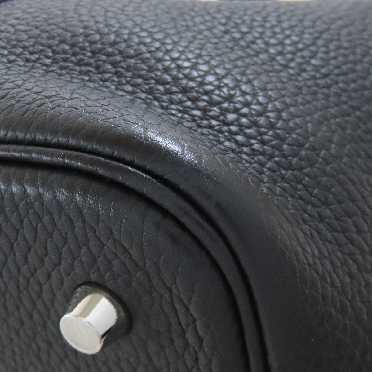 HERMES Picotin Lock MM SilverHardware Handbag Taurillon Clemence Ladies [Used]