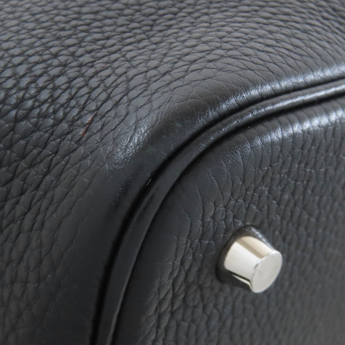 HERMES Picotin Lock MM SilverHardware Handbag Taurillon Clemence Ladies [Used]