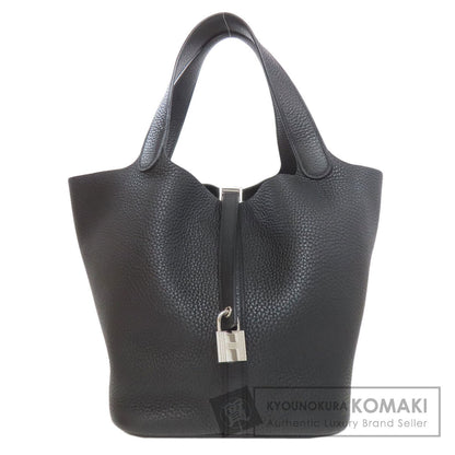 HERMES Picotin Lock MM SilverHardware Handbag Taurillon Clemence Ladies [Used]
