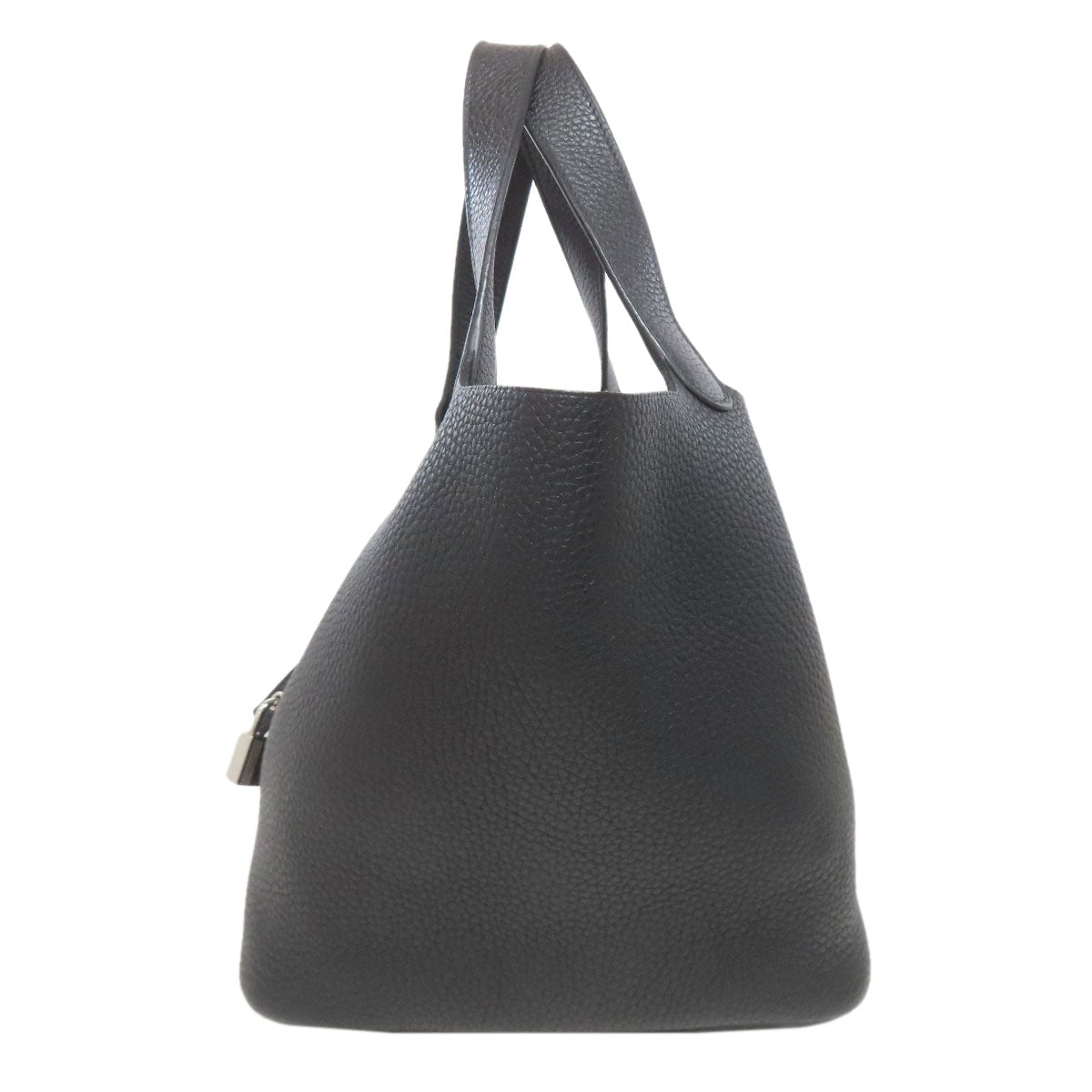 HERMES Picotin Lock MM SilverHardware Handbag Taurillon Clemence Ladies [Used]