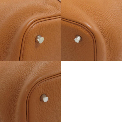 HERMES Picotin Lock MM Gold SilverHardware Handbag Taurillon Clemence Ladies [Used]