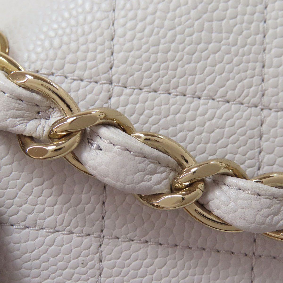 CHANEL Matelasse GoldHardware 2WAY Shoulder Bag Grained Calfskin Skin Ladies [Used]