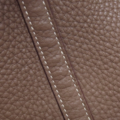 HERMES Picotin Lock PM Etoupe SilverHardware Handbag Taurillon Clemence Ladies [Used]