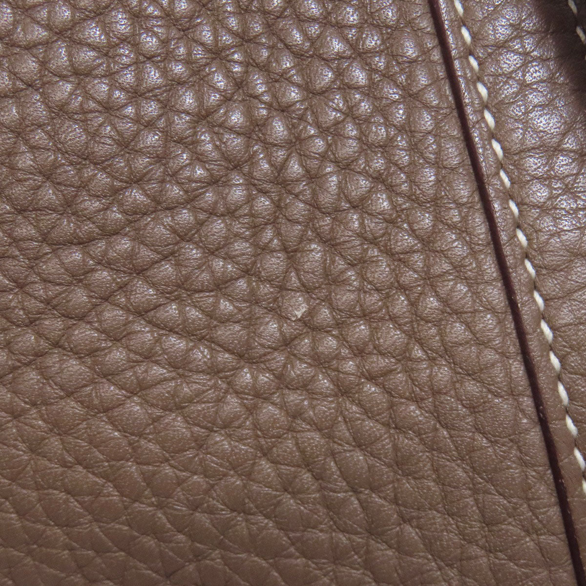 HERMES Picotin Lock PM Etoupe SilverHardware Handbag Taurillon Clemence Ladies [Used]