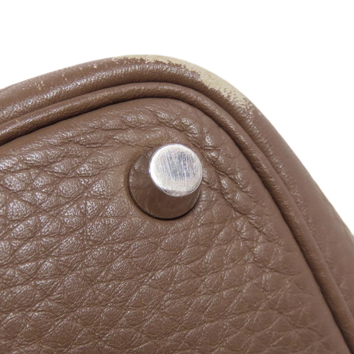 HERMES Picotin Lock PM Etoupe SilverHardware Handbag Taurillon Clemence Ladies [Used]