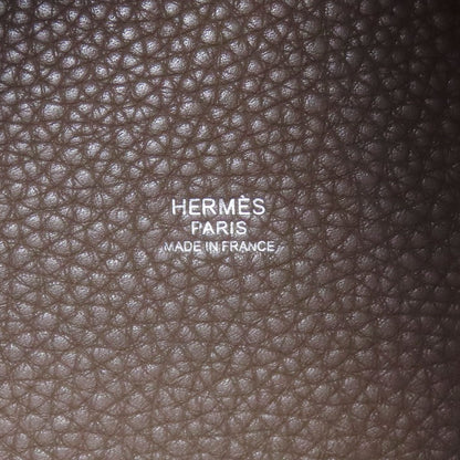 HERMES Picotin Lock PM Etoupe SilverHardware Handbag Taurillon Clemence Ladies [Used]