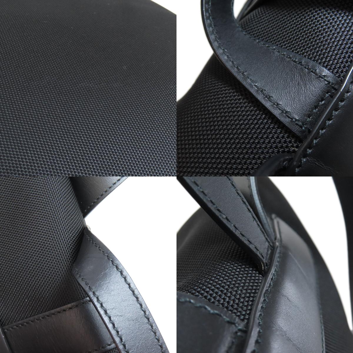 GUCCI 619749 Sherry line Backpack Â· Daypack Nylon canvas LeatherLadies [Used]