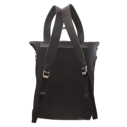 GUCCI 619749 Sherry line Backpack Â· Daypack Nylon canvas LeatherLadies [Used]