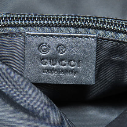GUCCI 619749 Sherry line Backpack Â· Daypack Nylon canvas LeatherLadies [Used]