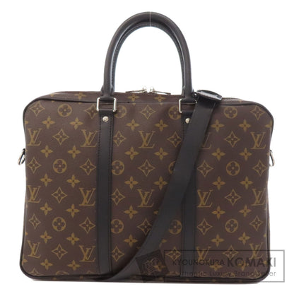 LOUIS VUITTON M52005 Porte-Documents・VoyagePM Business bag Monogram canvas mens [Used]