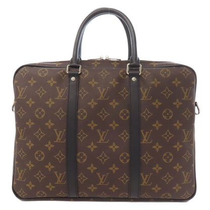 LOUIS VUITTON M52005 Porte-Documents・VoyagePM Business bag Monogram canvas mens [Used]