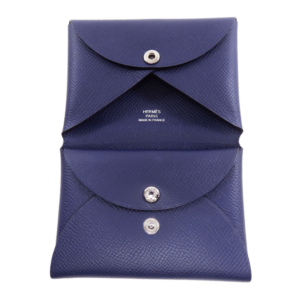 HERMES Calvi duo Card Case Epsom Ladies [Used]