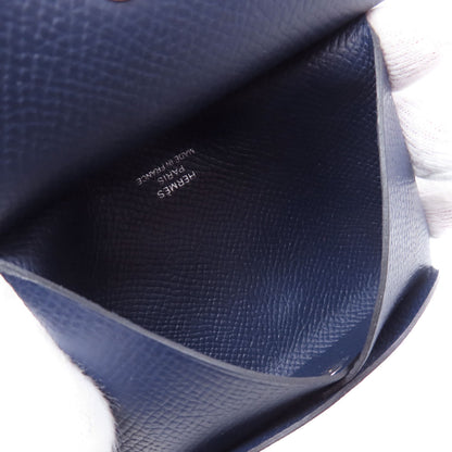 HERMES Calvi duo Card Case Epsom Ladies [Used]