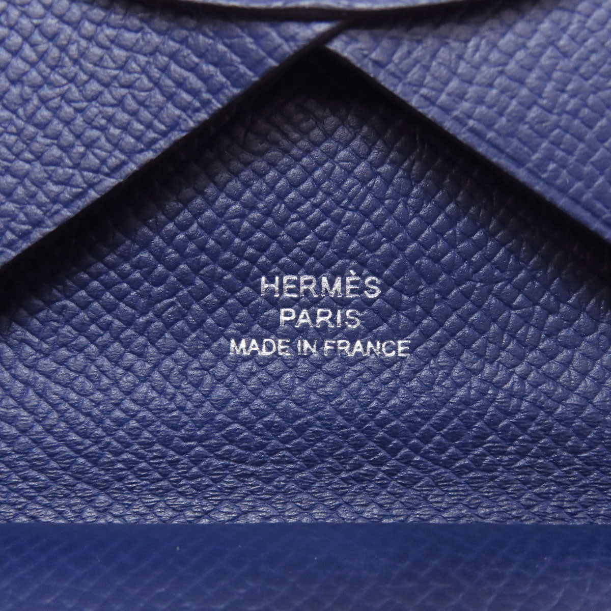 HERMES Calvi duo Card Case Epsom Ladies [Used]