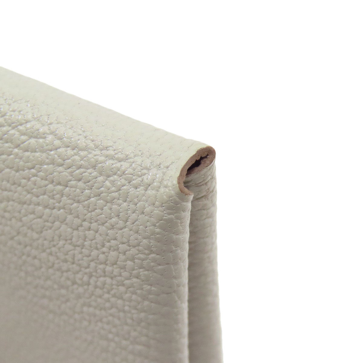 HERMES Calvi Duo SilverHardware Card Case Chevre Ladies [Used]