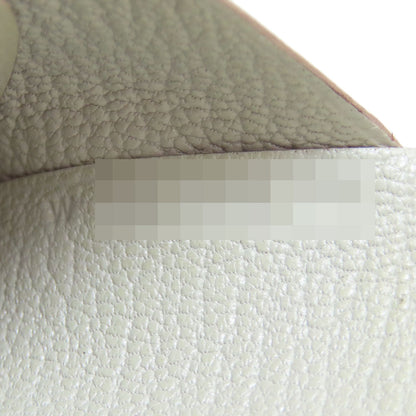 HERMES Calvi Duo SilverHardware Card Case Chevre Ladies [Used]