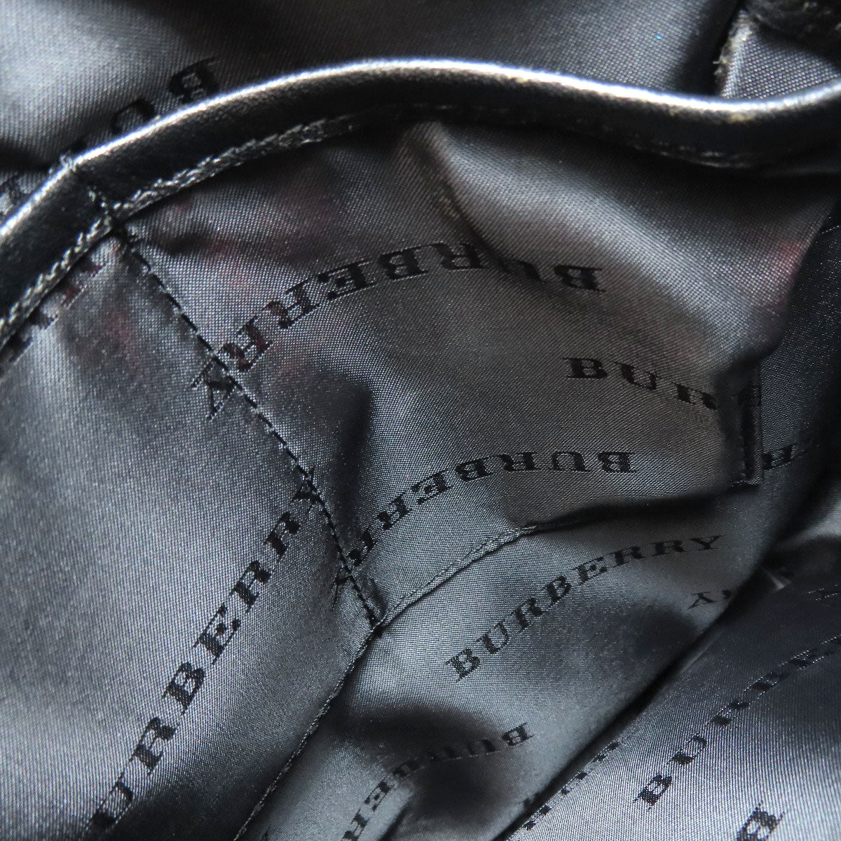 BURBERRY Nova Check Shoulder Bag Nylon canvas LeatherLadies [Used]