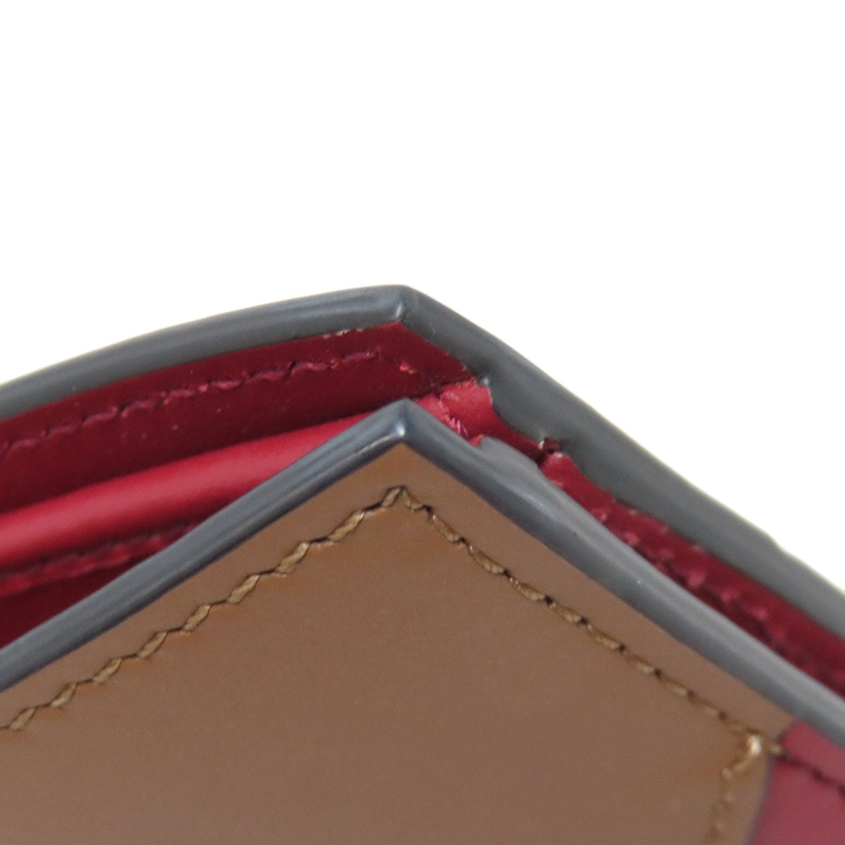 MARNI logo Bifold Wallet with Coin Pocket Calf Ladies [Used]