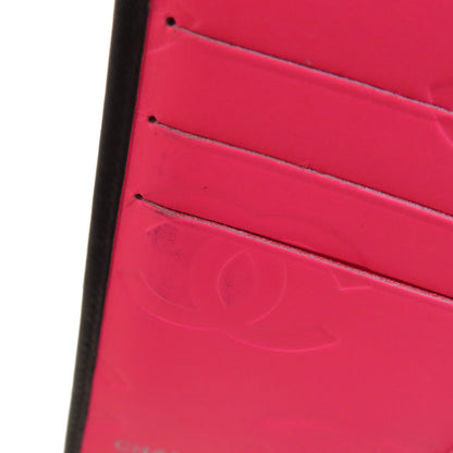 CHANEL CAMBON LINE SilverHardware Bifold Wallet with Coin Pocket Calf Ladies [Used]