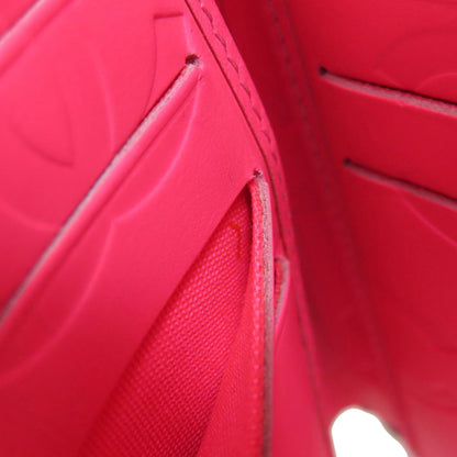 CHANEL CAMBON LINE SilverHardware Bifold Wallet with Coin Pocket Calf Ladies [Used]