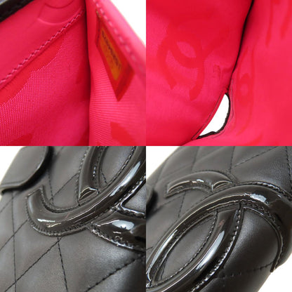 CHANEL CAMBON LINE SilverHardware Bifold Wallet with Coin Pocket Calf Ladies [Used]