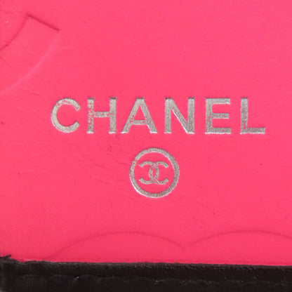 CHANEL CAMBON LINE SilverHardware Bifold Wallet with Coin Pocket Calf Ladies [Used]