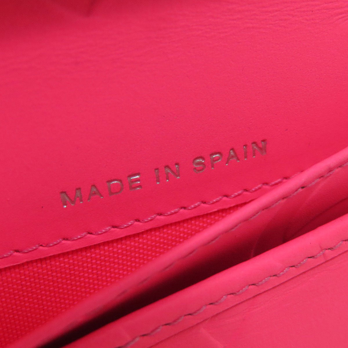 CHANEL CAMBON LINE SilverHardware Bifold Wallet with Coin Pocket Calf Ladies [Used]