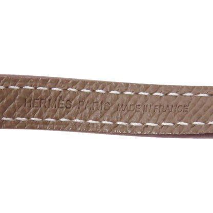 HERMES Shane Dunkle To-Go Etoupe Gold Hardware Long wallet (no coin pocket) Epsom Ladies [Used]