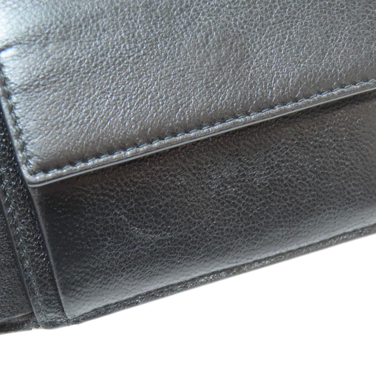 BALENCIAGA 594315 logo Bifold Wallet with Coin Pocket Calf Ladies [Used]