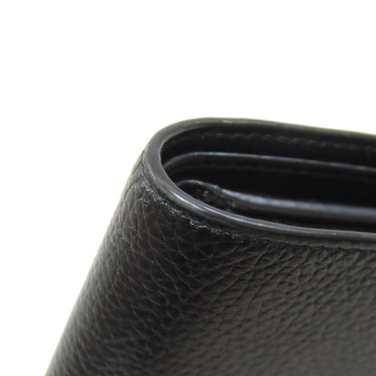 BALENCIAGA 594315 logo Bifold Wallet with Coin Pocket Calf Ladies [Used]