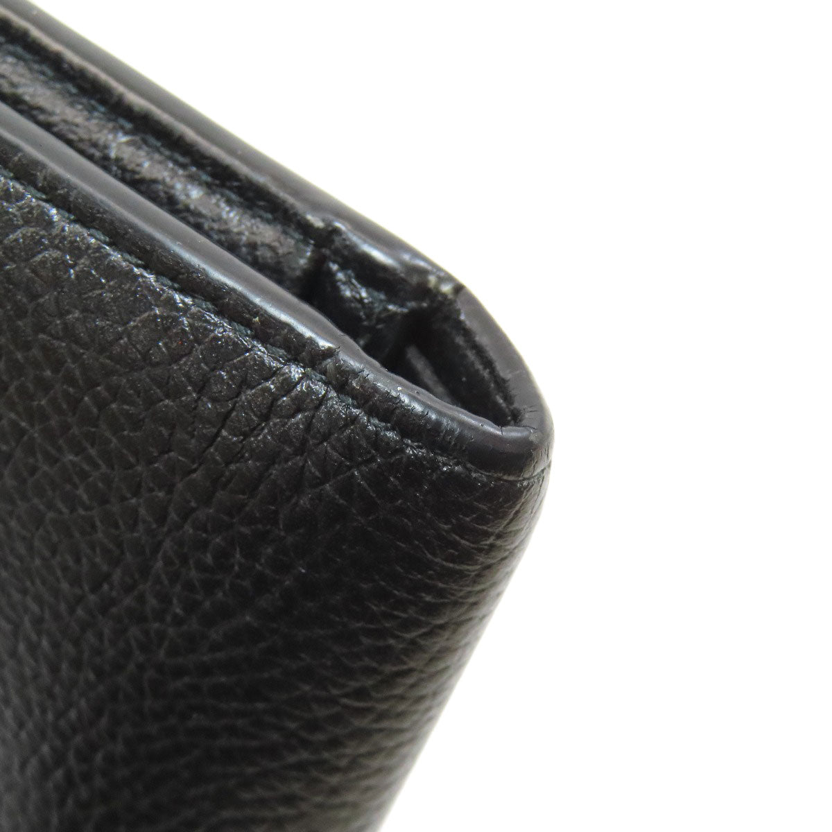 BALENCIAGA 594315 logo Bifold Wallet with Coin Pocket Calf Ladies [Used]