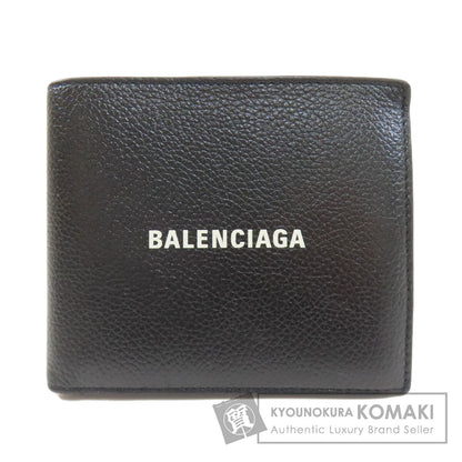 BALENCIAGA 594315 logo Bifold Wallet with Coin Pocket Calf Ladies [Used]