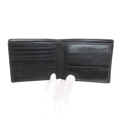 BALENCIAGA 594315 logo Bifold Wallet with Coin Pocket Calf Ladies [Used]