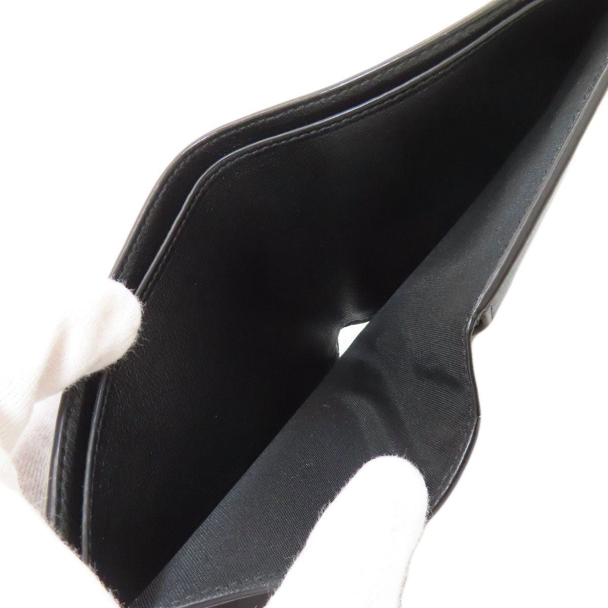 BALENCIAGA 594315 logo Bifold Wallet with Coin Pocket Calf Ladies [Used]