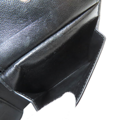 BALENCIAGA 594315 logo Bifold Wallet with Coin Pocket Calf Ladies [Used]