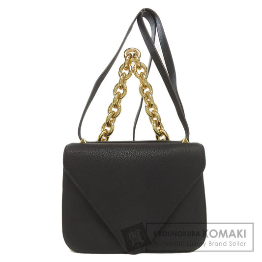 BOTTEGA VENETA Mount Envelope 2WAY Handbag Calf Ladies [Used]