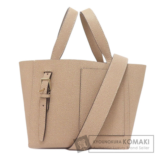 Valextra Micro Shoulder 2-Way Bucket Bag Handbag Soft Calfskin Ladies [Used]