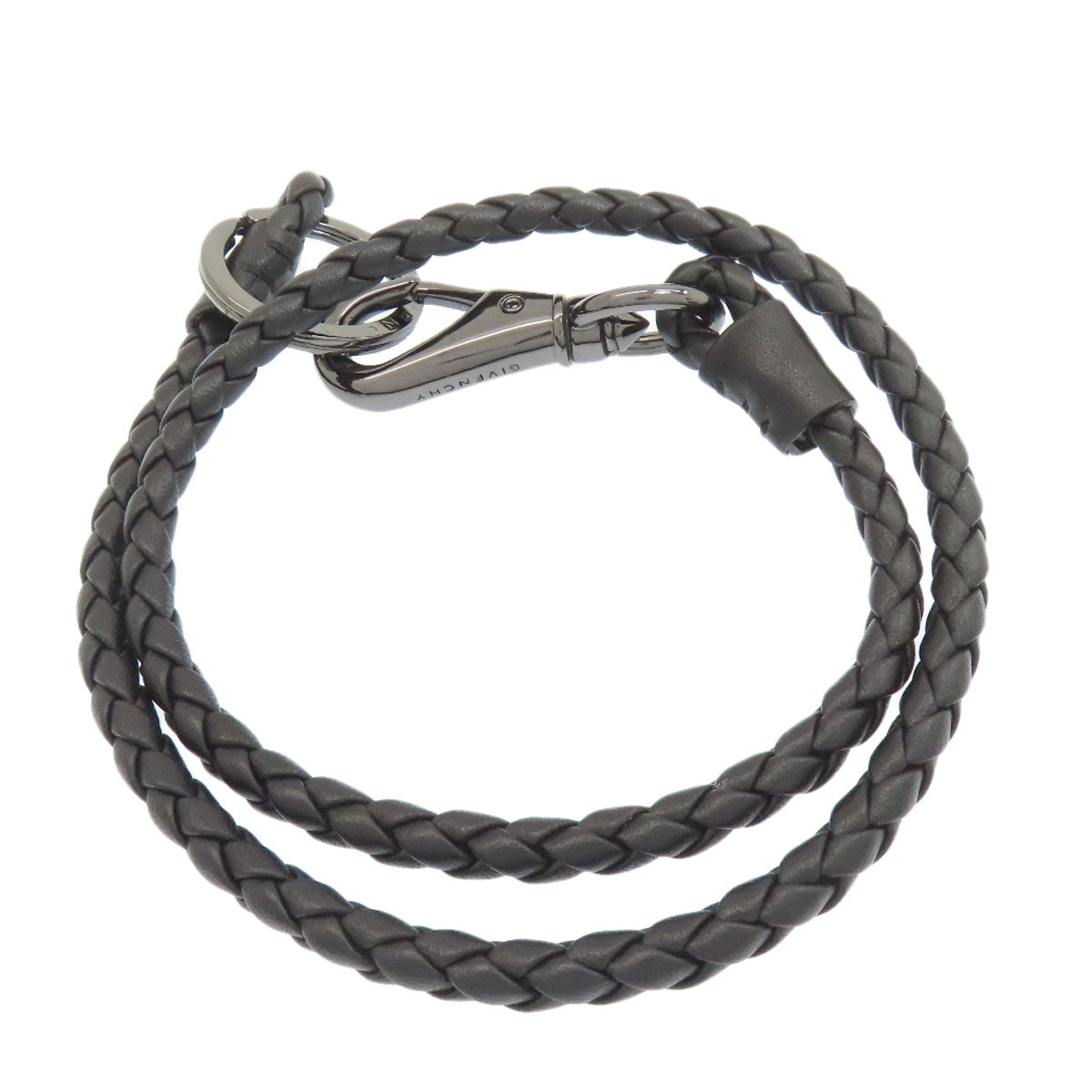 GIVENCHY Wallet Chain Braid Shoulder strap Leather Ladies [Used]