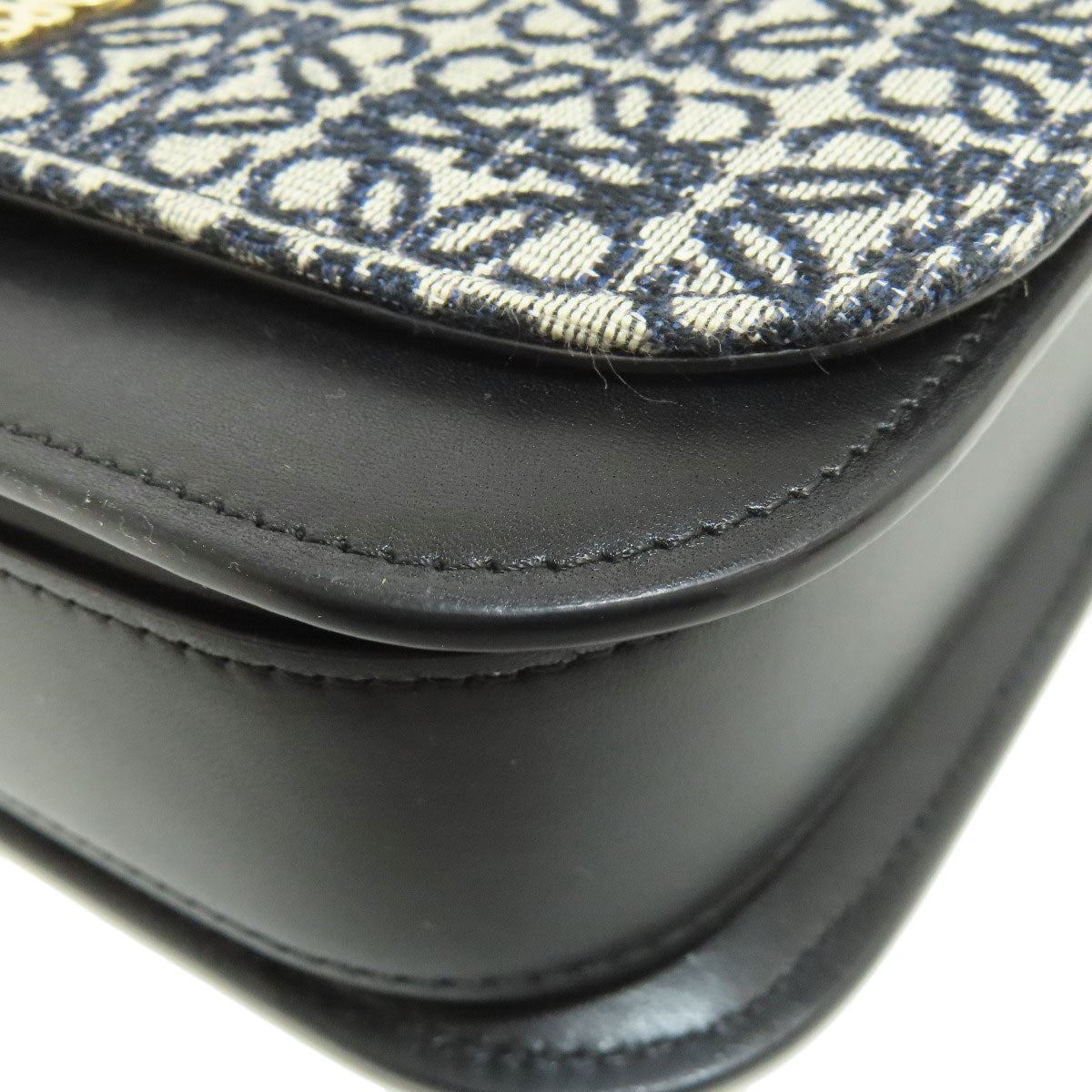 LOEWE anagram Shoulder Bag Canvas CalfLadies [Used]