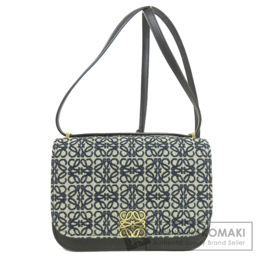 LOEWE anagram Shoulder Bag Canvas CalfLadies [Used]